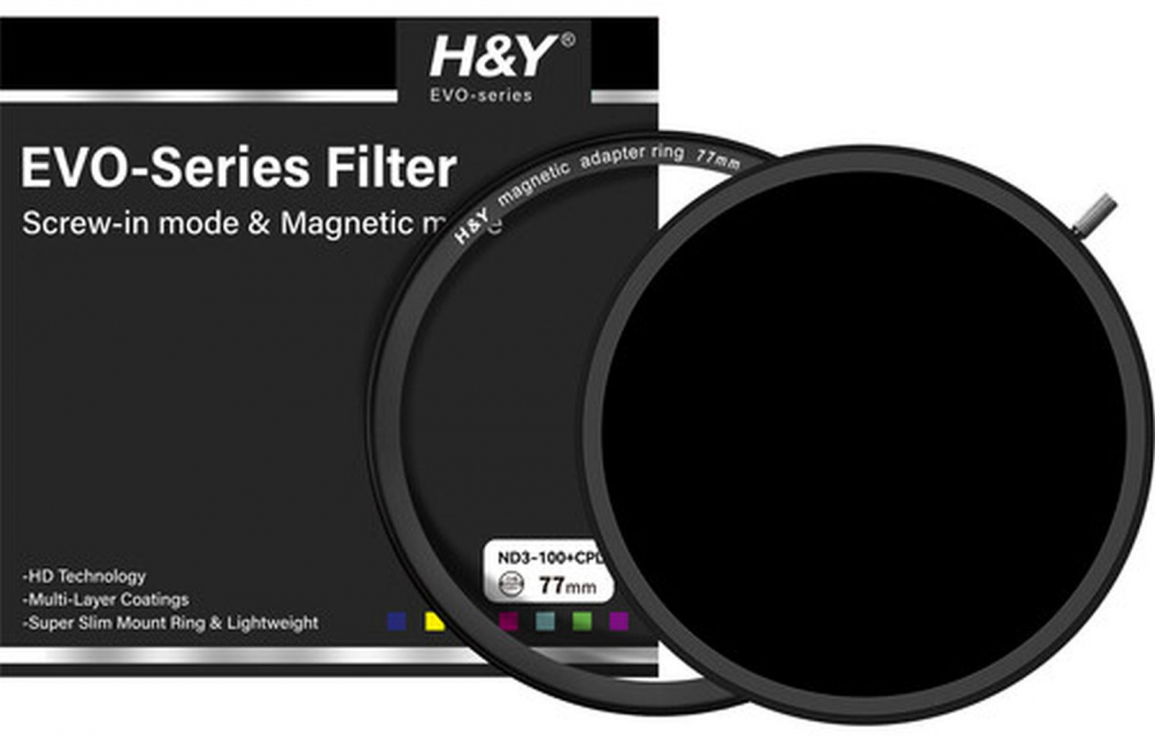H&Y HD EVO ND3-1000+CPL Filter Kit 82mm