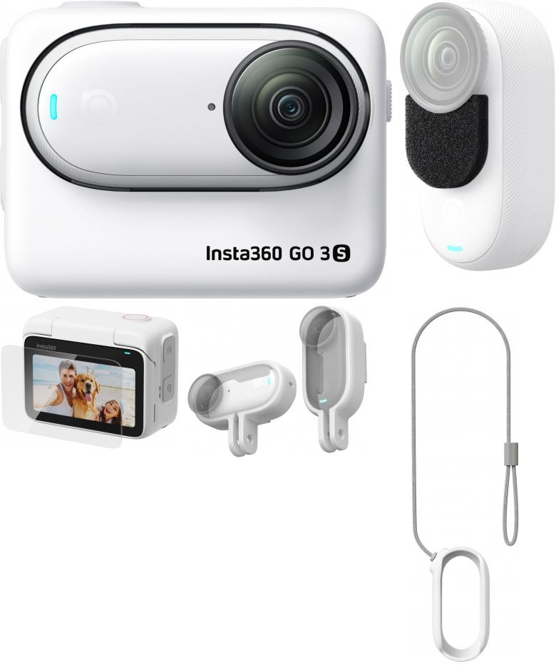 INSTA360 GO 3S (128GB) Arctic White Action-Bundle