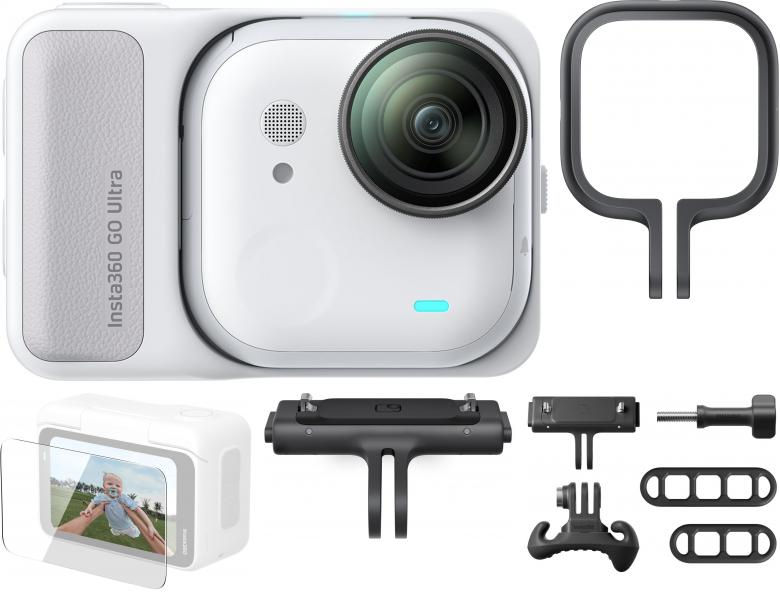 INSTA360 GO Ultra Arctic White Pack vélo Appareils photo