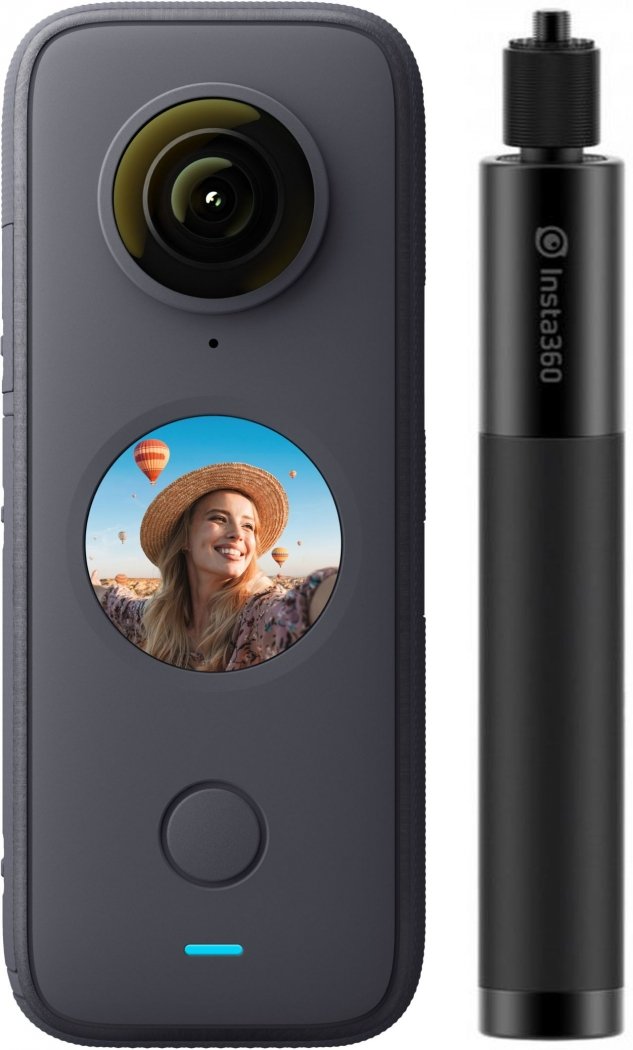 Insta360 ONE X2 5.7K Digital Action Pocket Camera - Black (Kit