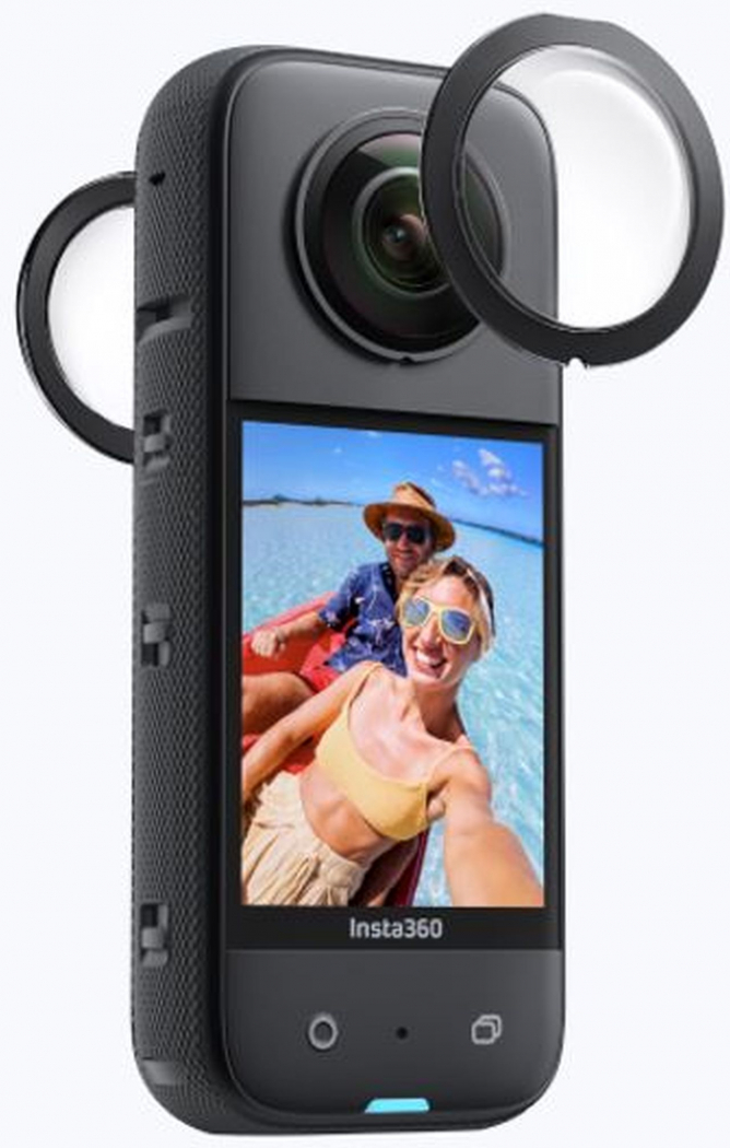 2PCS Anti-Scratch For Insta360 X3 Sticky Lens Guards Dual-Lens 360 Mod For  Insta 360 X3 Protector Lens Cap Camera Accessories