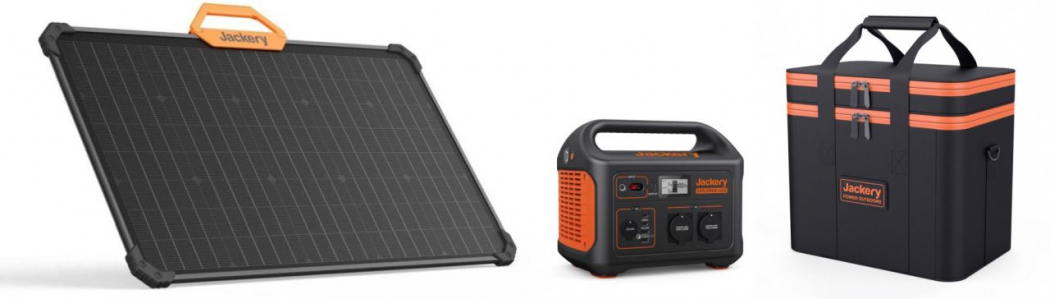 Jackery Explorer 1000 EU + SolarSaga 80 Solar Panel + Bag - Foto