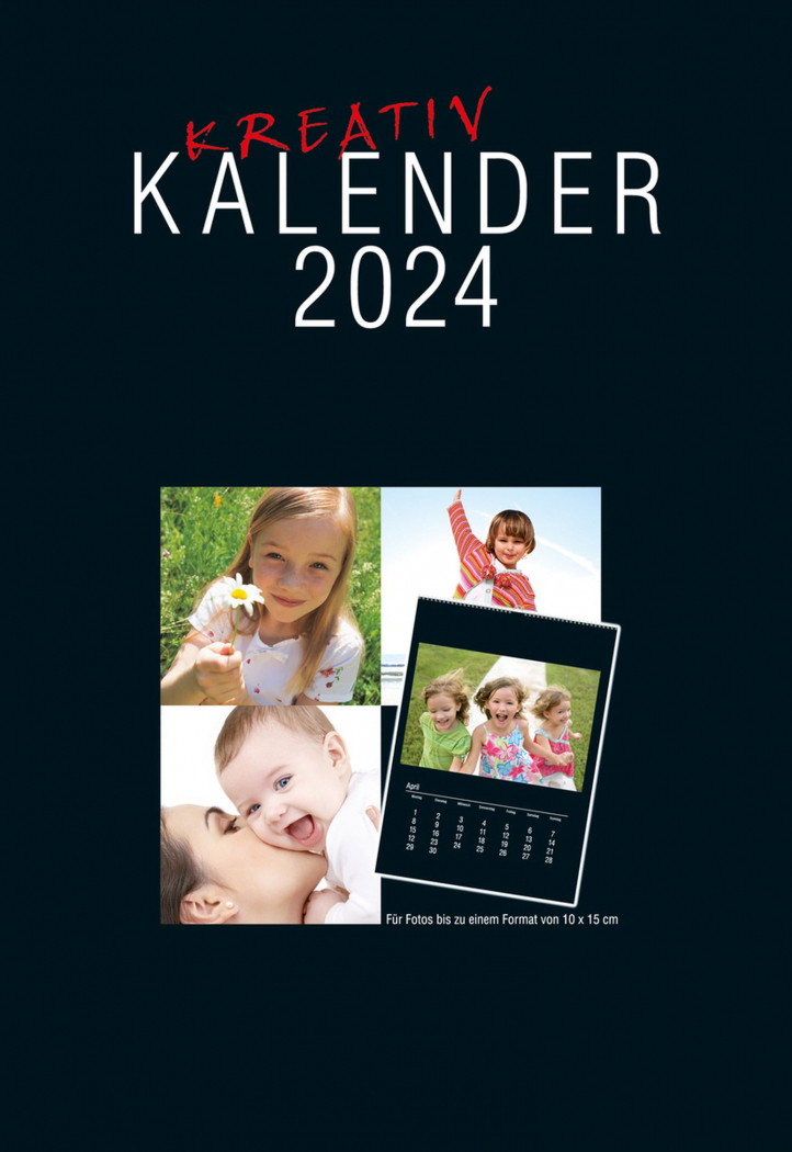 Technical Specs Calendar 2024 to design yourself for 10x15 photos