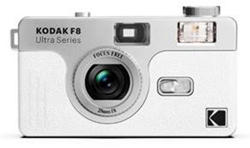 Kodak 35mm camera F8 white analog 35mm camera - Foto Erhardt