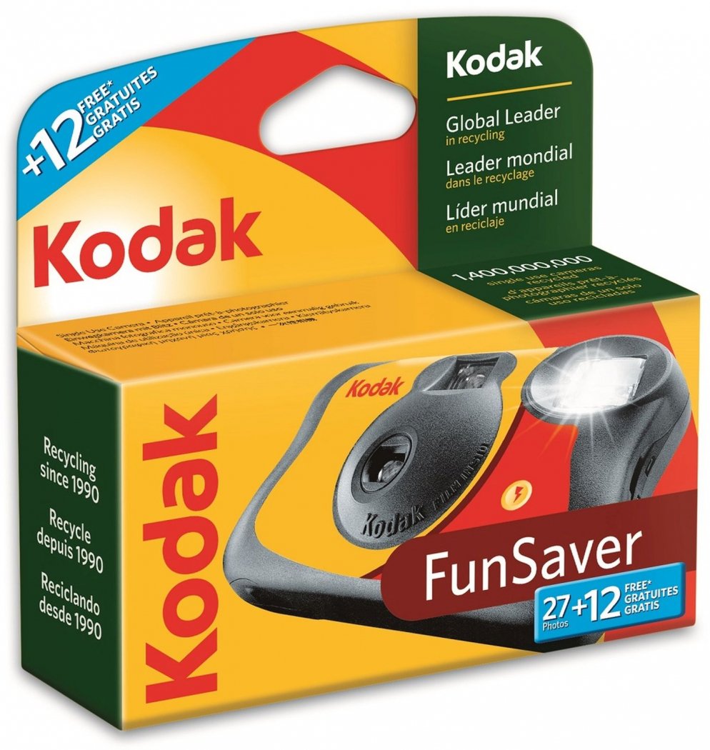 Kodak Fun Saver 27+12 ISO 800 disposable camera - Foto Erhardt