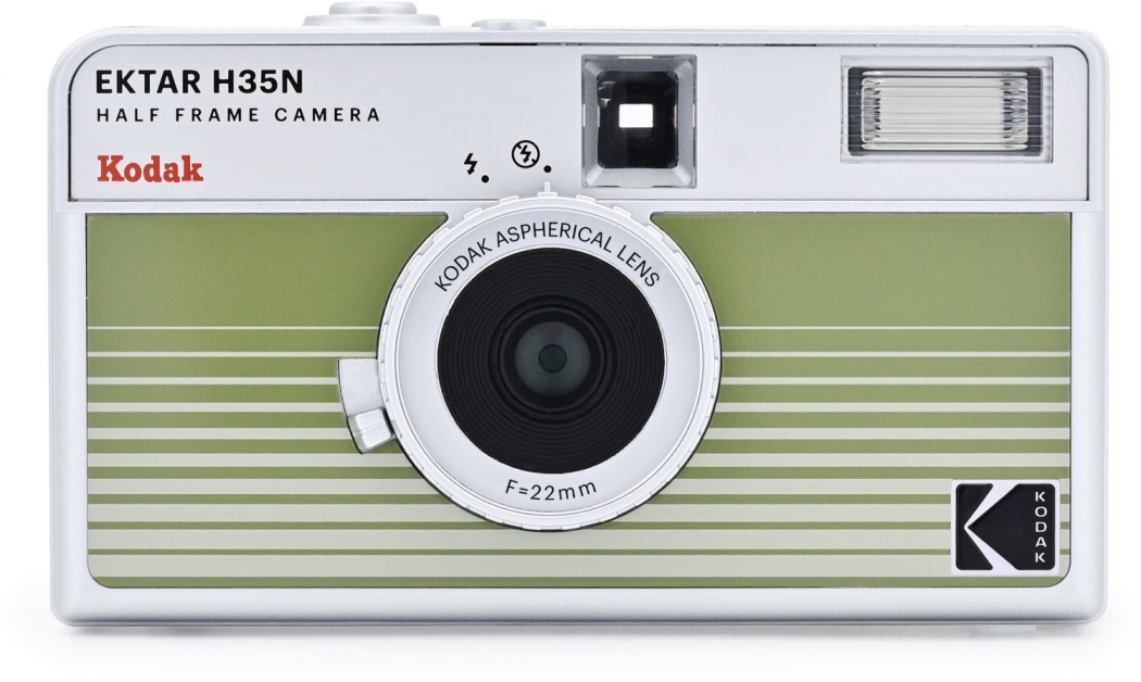 Kodak Half Frame Film Camera EKTAR H35N Green - Foto Erhardt