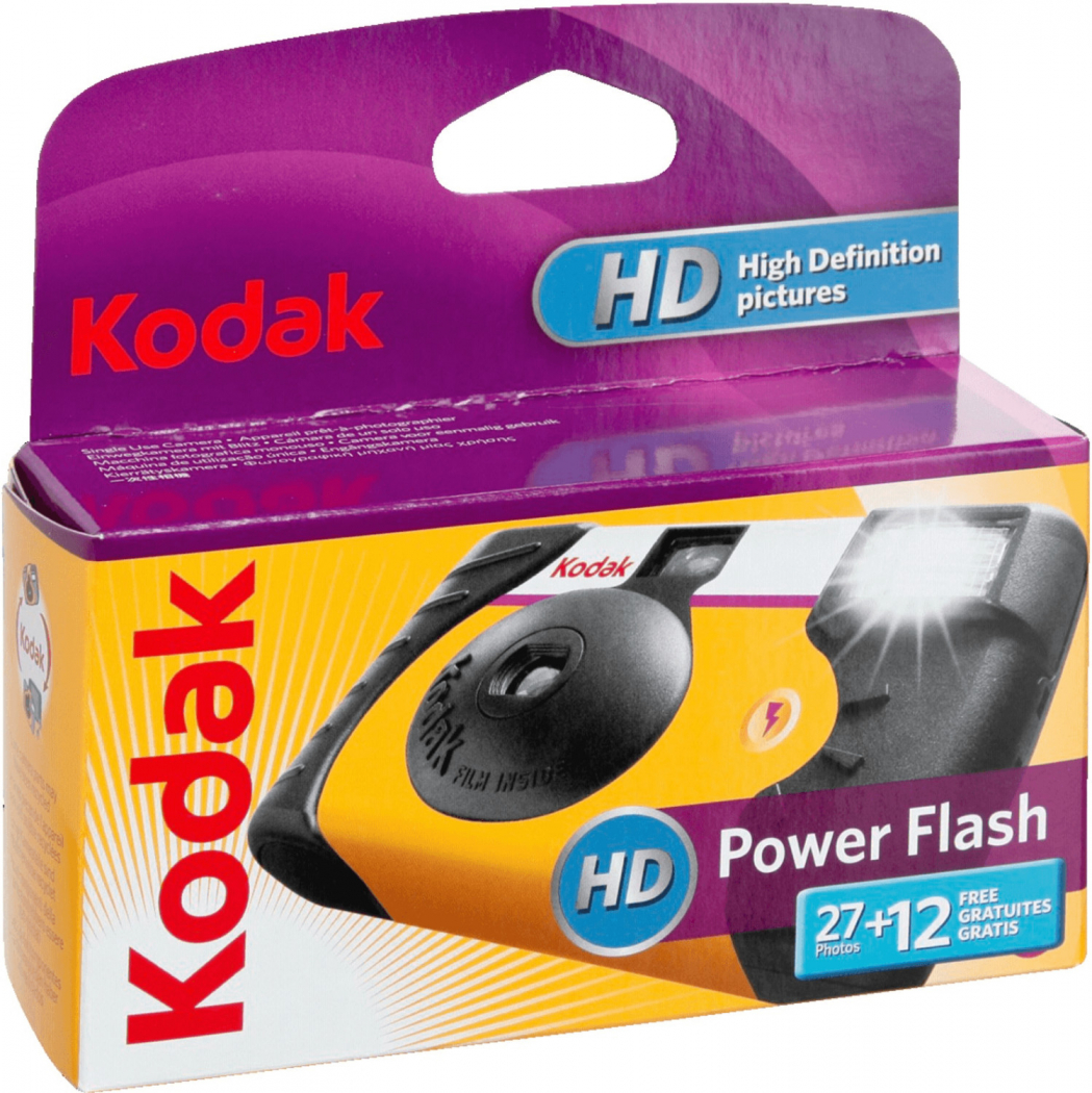 Appareil photo jetable Kodak Power Flash 27+12 ISO 800 - Foto Erhardt