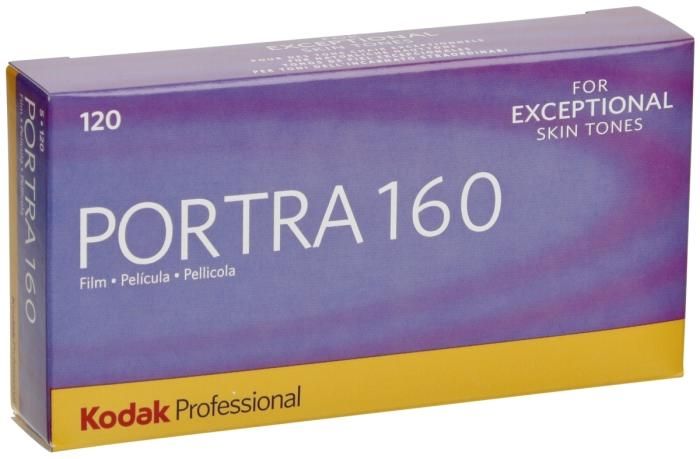 Kodak Portra ISO 160 Professional Colour 120 Roll Film 5 Pack 