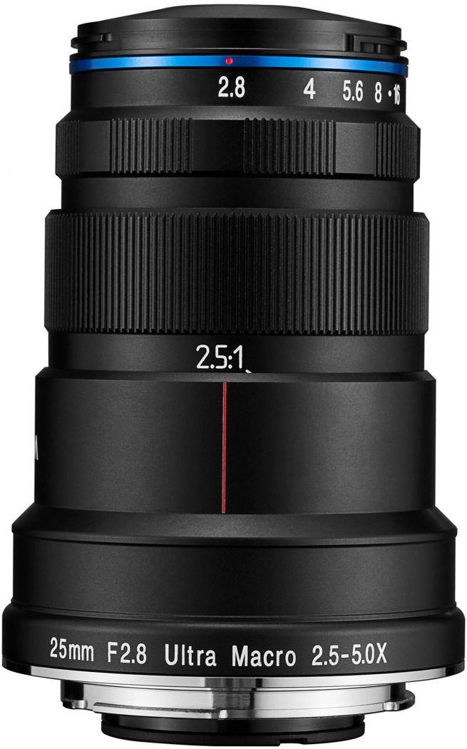 LAOWA 25mm f2,8 Ultra Macro 2,5-5x Pentax K Objectif