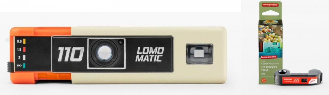 Lomography 110 Golden Gate + pellicule Color Tiger