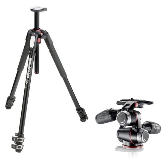 Manfrotto MT190XPRO3 + MHXPRO-3W Trépied