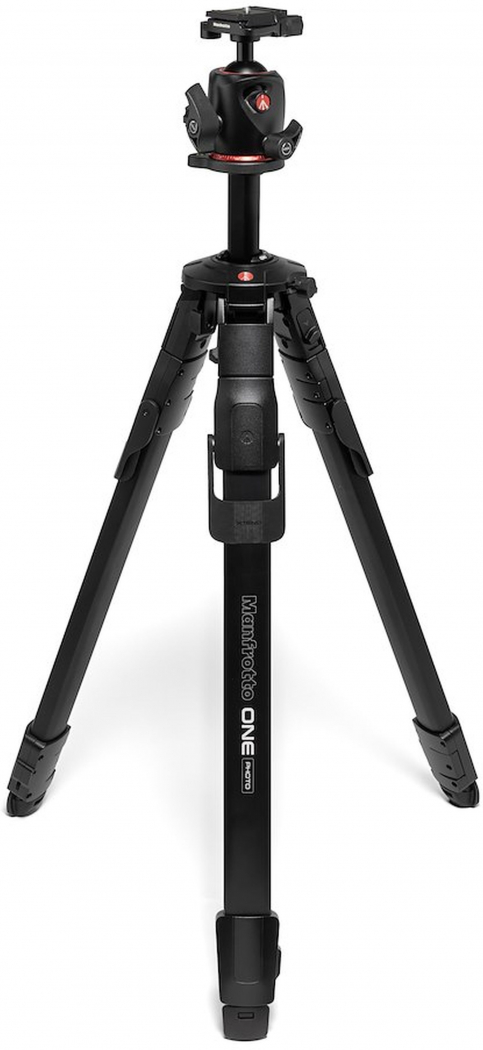 Manfrotto ONE Photo Alu Stativ mit Kugelkopf AS XPRO-BHQ6T