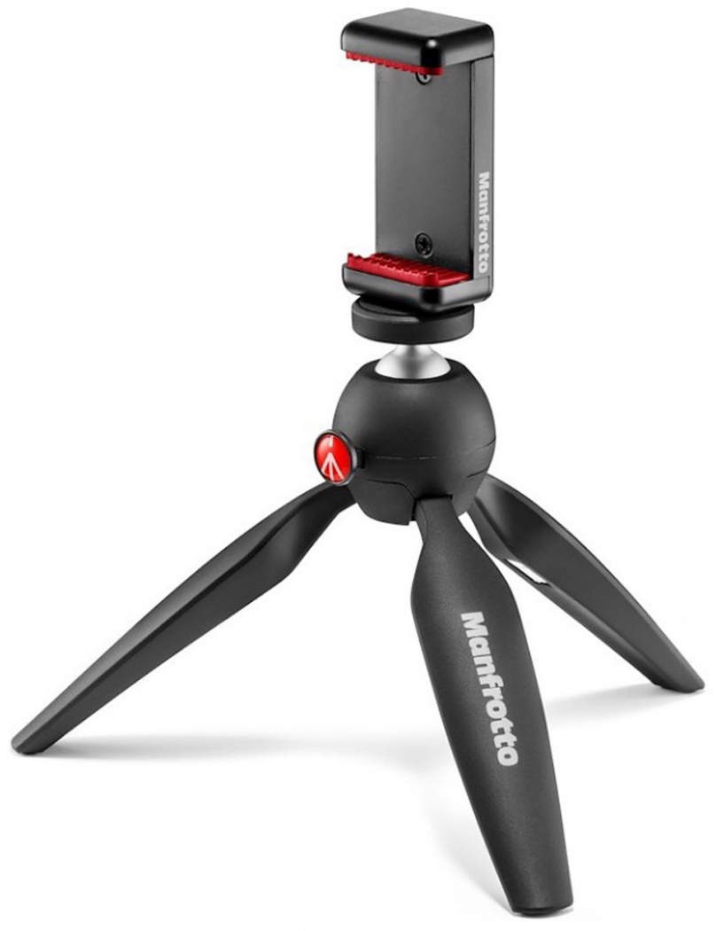 thumbnail image 2 of Manfrotto PIXI Mini Tripod And Smartphone Clamp Martinique 2 of 10