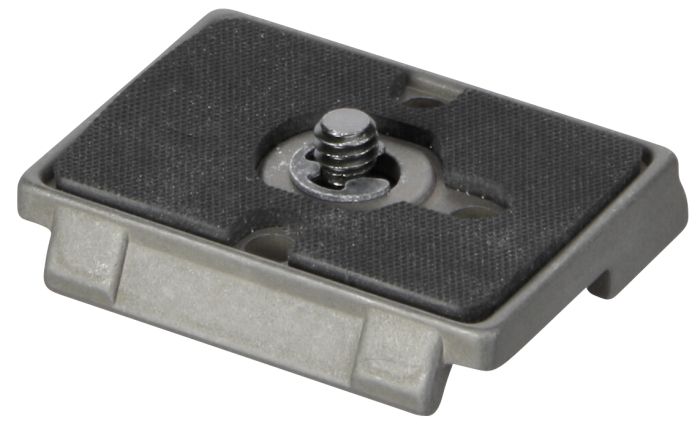 Manfrotto 200PL Schnellwechselplatte mit ¼“Kamerafixierschraube grau 