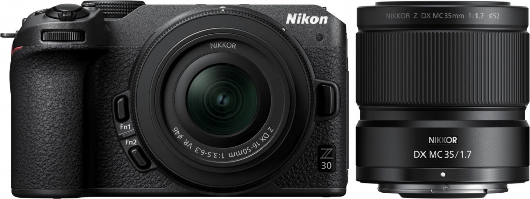 Nikon Z30 + Nikkor Z DX 16-50mm + Nikkor Z DX 35mm f1,7 Makro