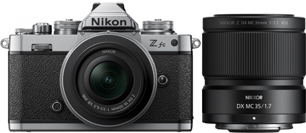 Nikon Zfc + Nikkor DX 16-50mm f3,5-6,3 VR + Nikkor DX 35mm f1,7 Makro