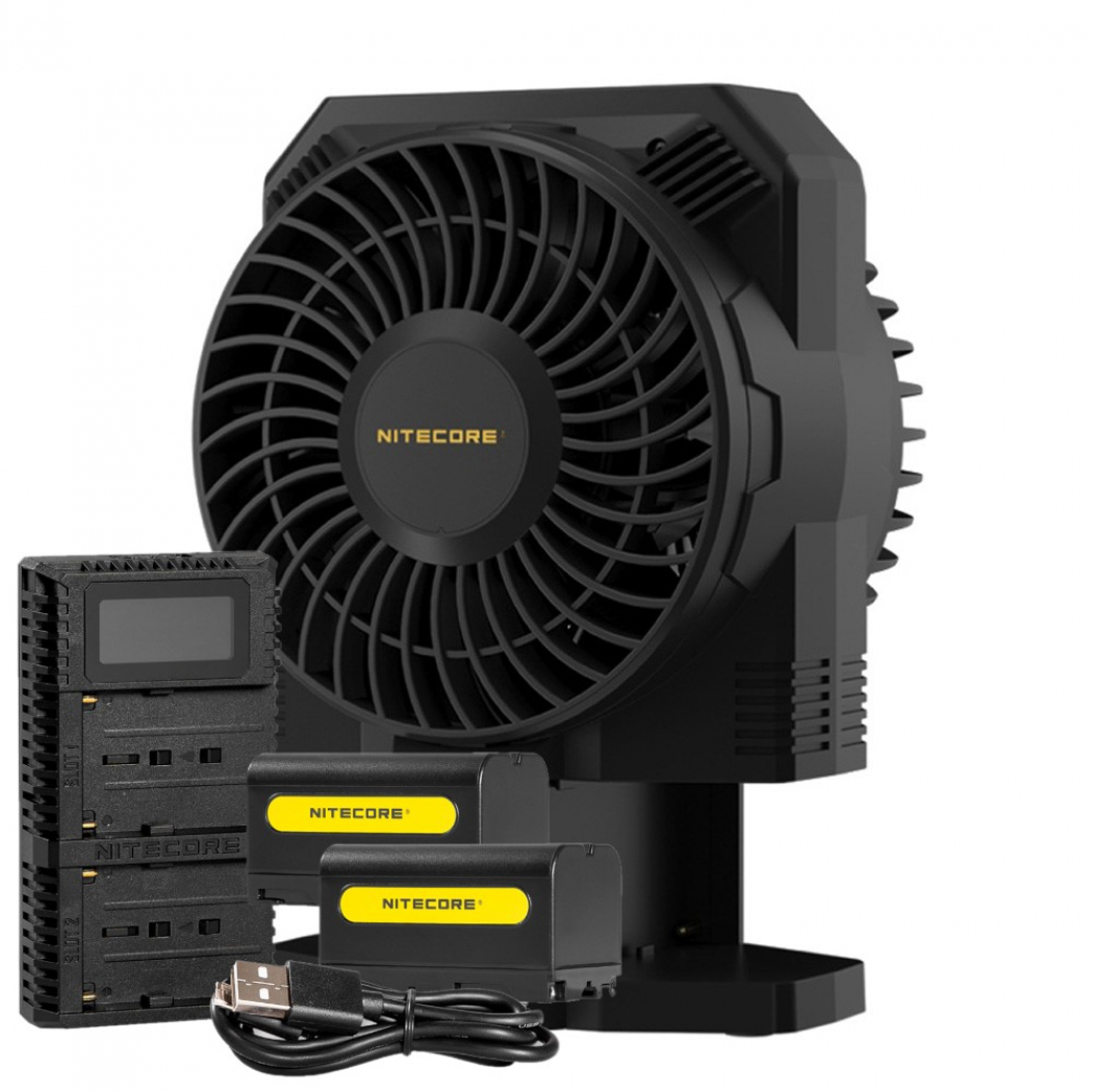 Nitecore CineWind CW30 + Kit NP-F Pro 2x NP-F750