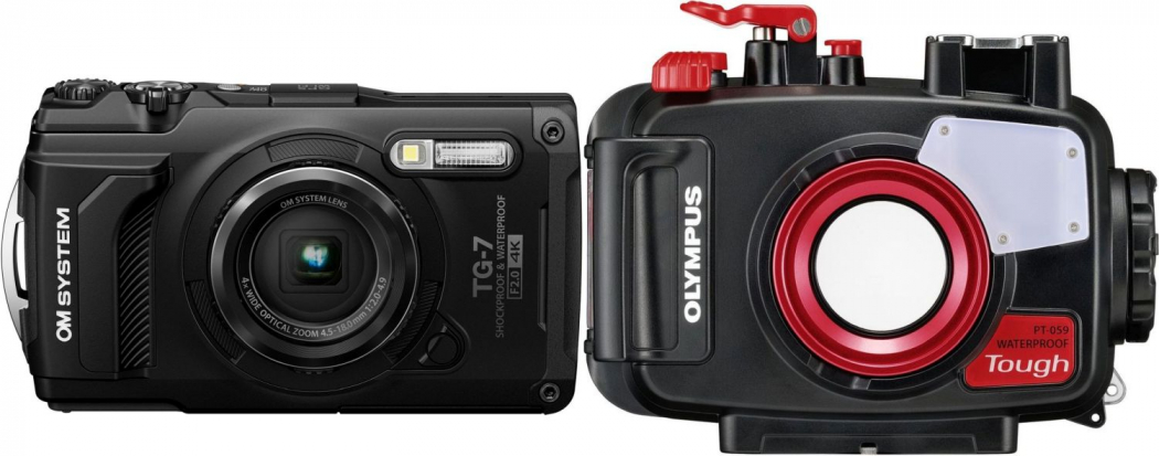 OM System Tough TG-7 black + PT-059 - Foto Erhardt