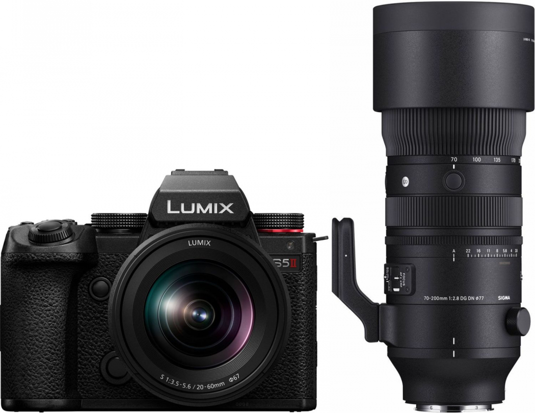 Panasonic DC-S5 II + S 20-60mm + Sigma 70-200mm f2,8 DG DN OS (S) Appareils photo