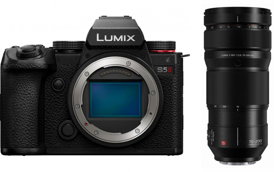Panasonic DC-S5 II + S Pro 70-200mm f2,8 O.I.S. Appareils photo