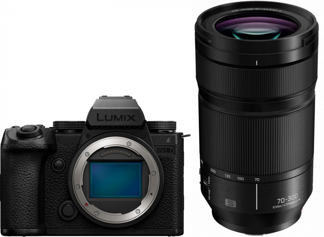 Panasonic DC-S5 II X + Panasonic Lumix S 70-300mm f4,5-5,6 O.I.S / 2.699,00 nach Sofortrabatt Appareils photo