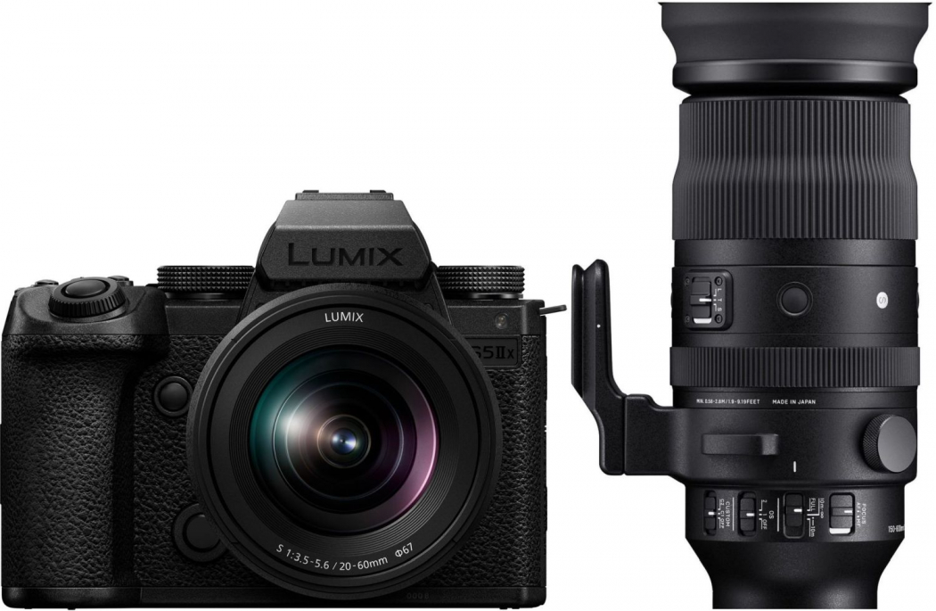 Panasonic DC-S5 II X + S 20-60mm f3,5-5,6 + Sigma 150-600mm f5-6,3 DG Appareils photo