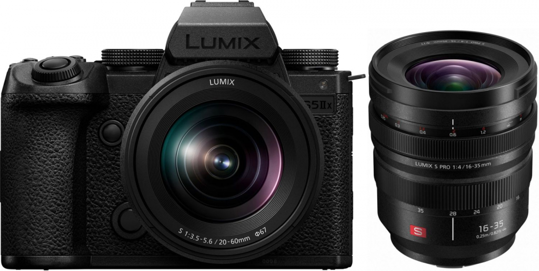 Panasonic DC-S5 IIX +S 20-60mm f3,5-5,6 + Lumix S Pro 16-35mm f4 Appareils photo