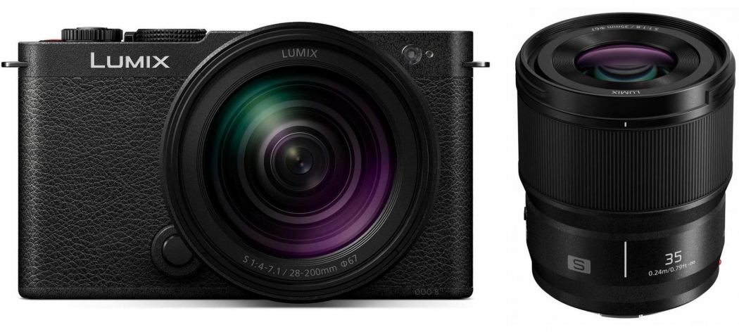 Panasonic DC-S9 + Lumix S 28-200mm f4-7,1 macro + Lumix S 35mm f1,8 / 2.898,00 nach Sofortrabatt Appareils photo