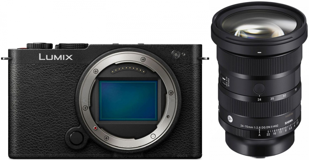 Panasonic DC-S9 noir + Sigma 24-70mm f2,8 DG DN II (A) monture L Appareils photo