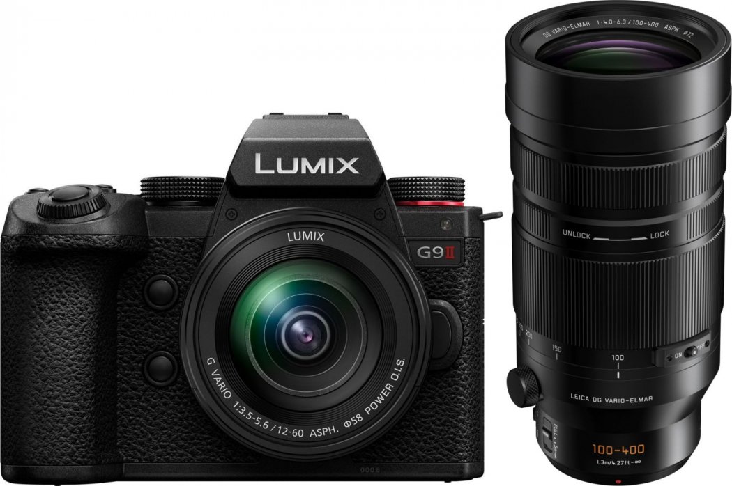 Technical Specs Panasonic Lumix G9 II + 12-60mm f3.5-5.6 + Leica DG  100-400mm f4.0-6.3 - Foto Erhardt
