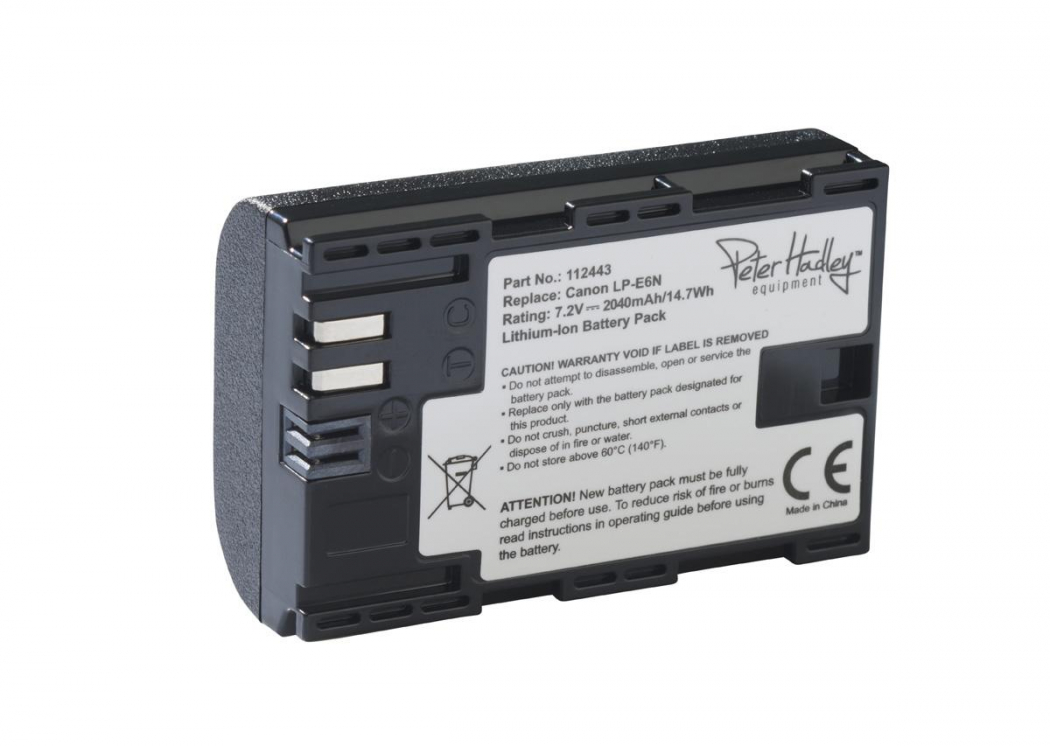Peter Hadley Akku Canon LP-E6N 1800mAh