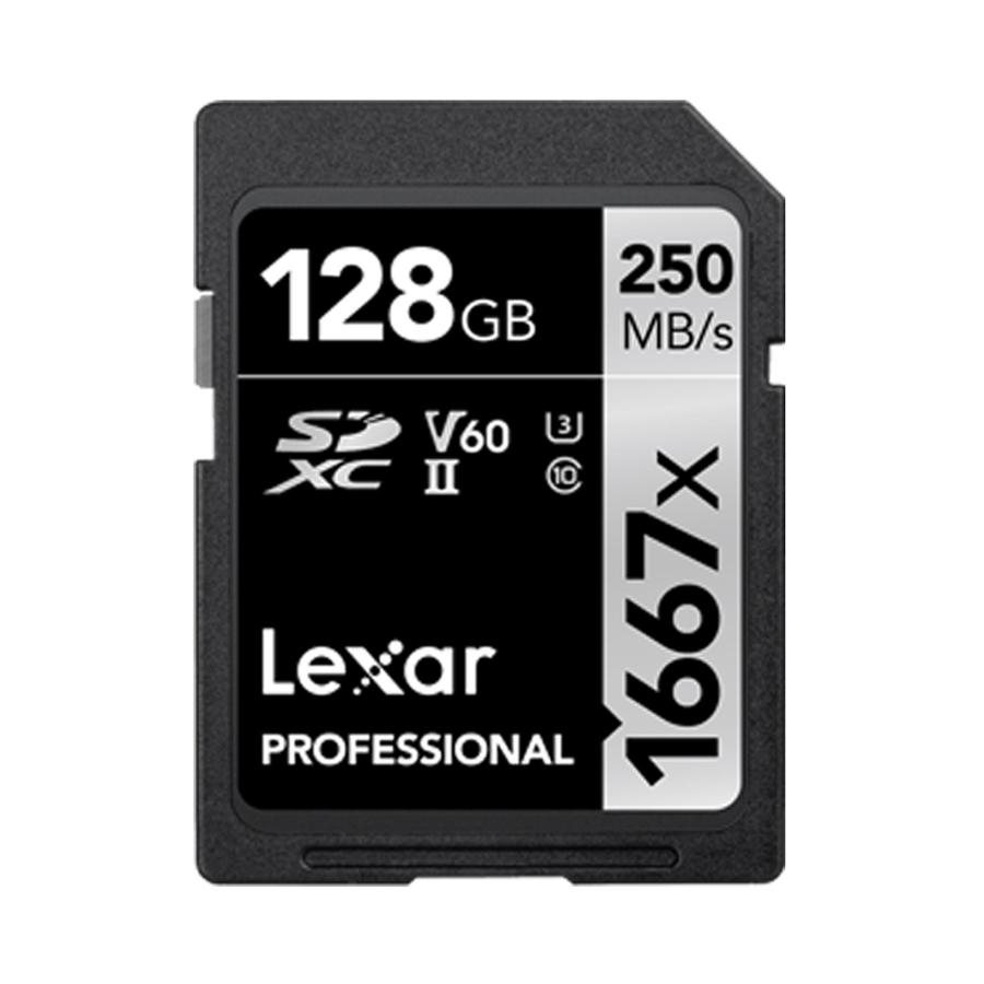 Lexar Professional 1667x UHS II SDXC 128GB V60 250MB/90MB