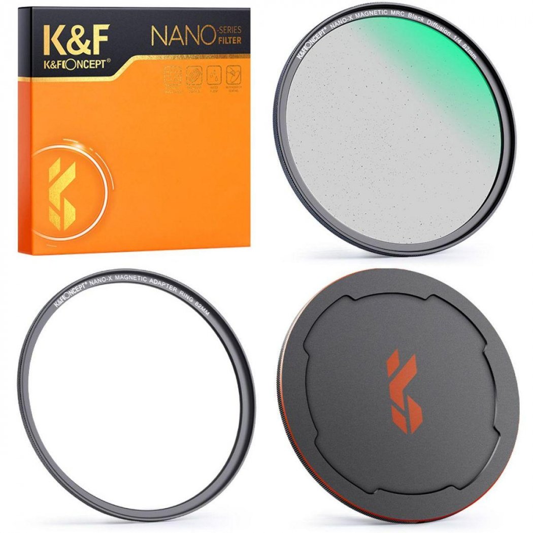 K&F Concept Magnetic 1/8 Black Mist Filter Nano X 72mm