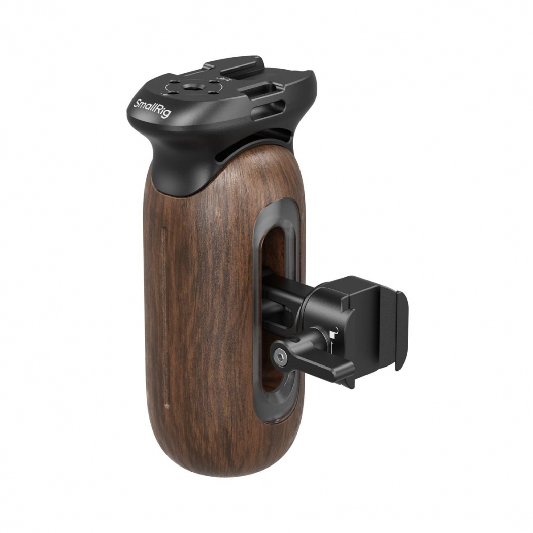 SmallRig 5239 Seitlicher Holzgriff mit NATO-Klemme