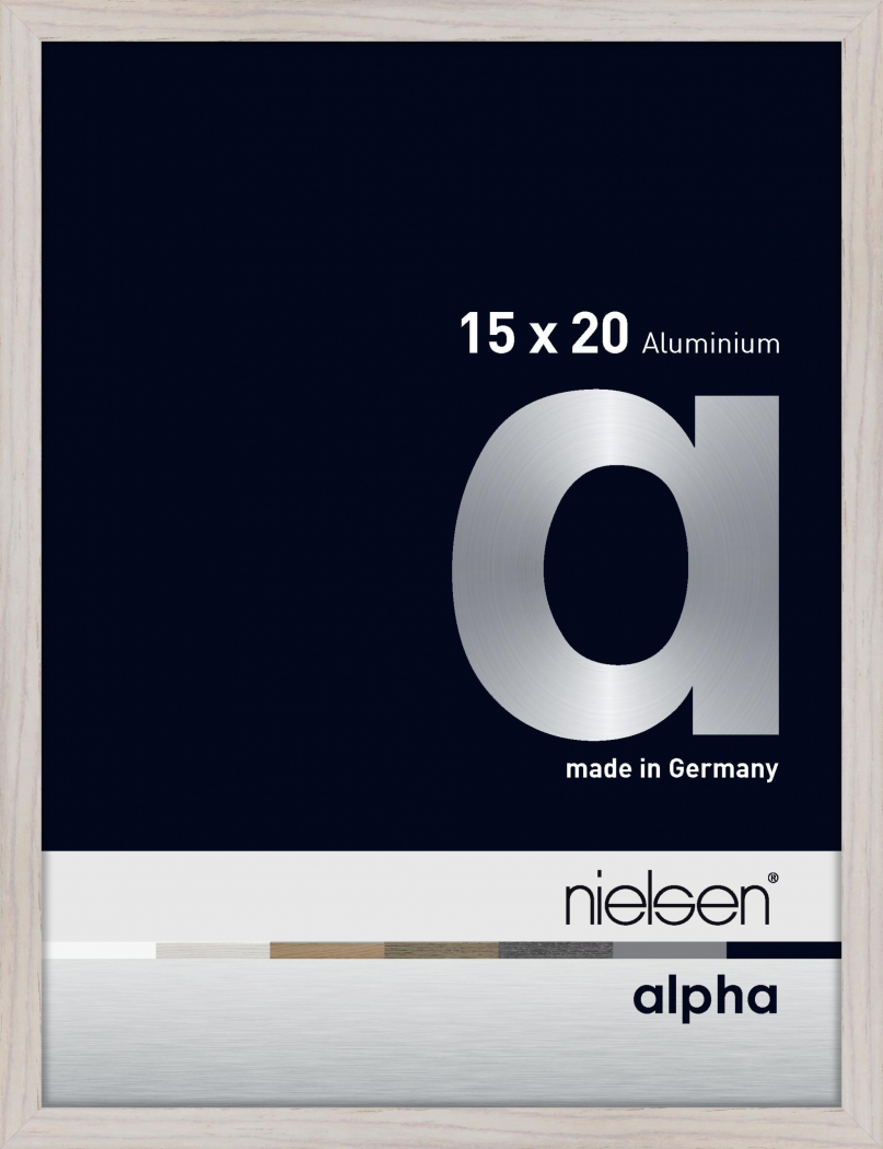 Nielsen Alpha 1617525 15x20cm eiche Weiß