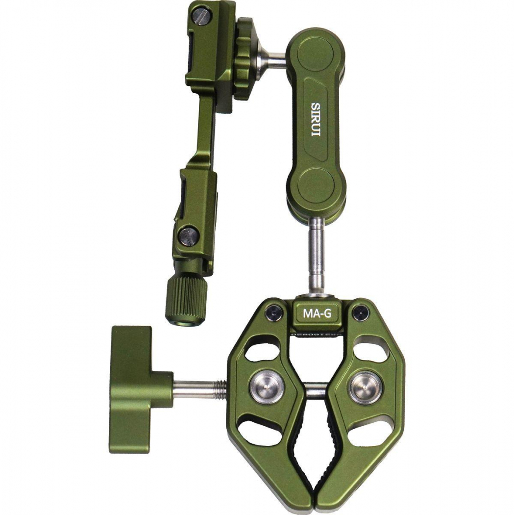 SIRUI MA-G Crab Clamp with Magic Arm and Smartphone Holder Green
