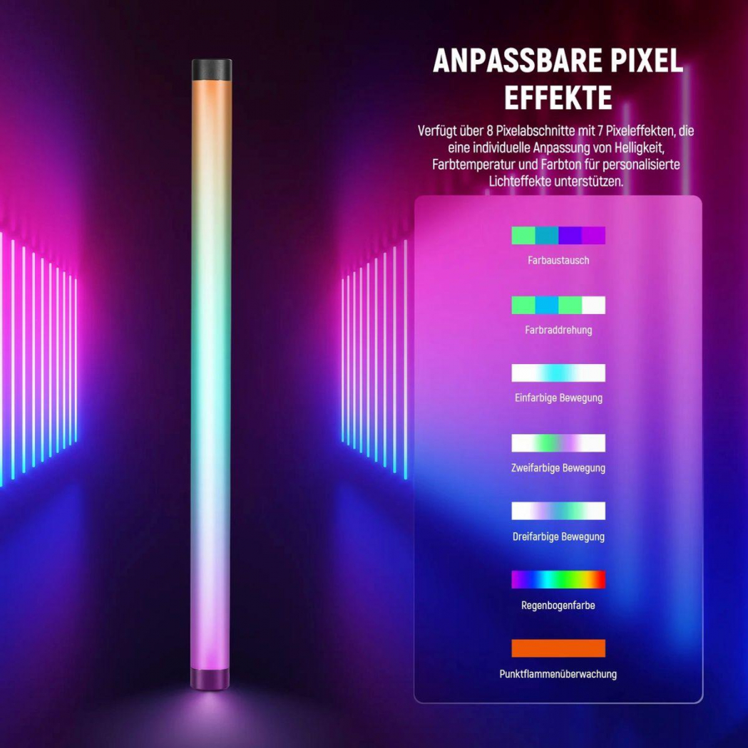 NEEWER TL60 RGB LED Stablicht - 6061211 NEEWER TL60 RGB LED Stablicht