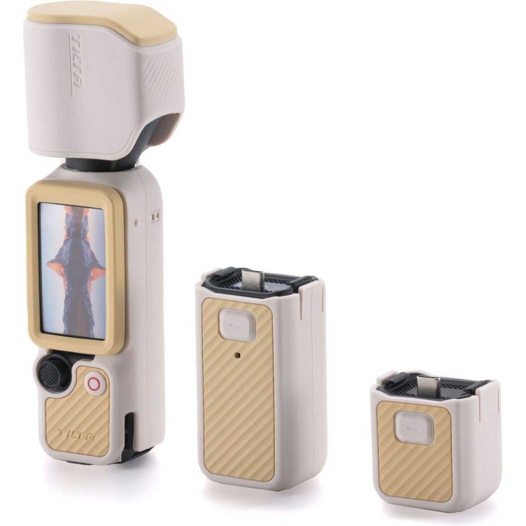 Tilta Silikon-Schutzhülle Osmo Pocket 4 Power Kit Beige