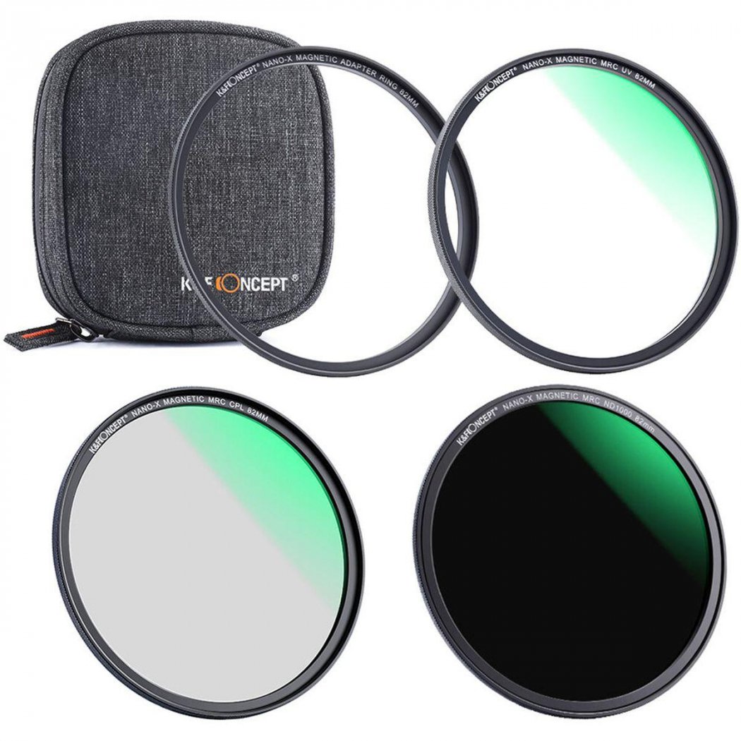 K&F Concept Magnetic Lens Filter-kit CPL-ND-UV 72mm