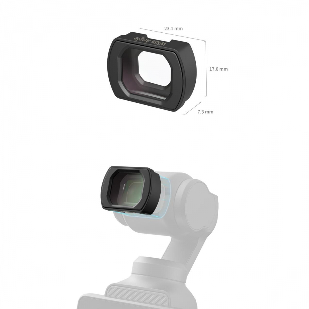 SmallRig 5650 Wide-Angle Lens for DJI Osmo Pocket 3