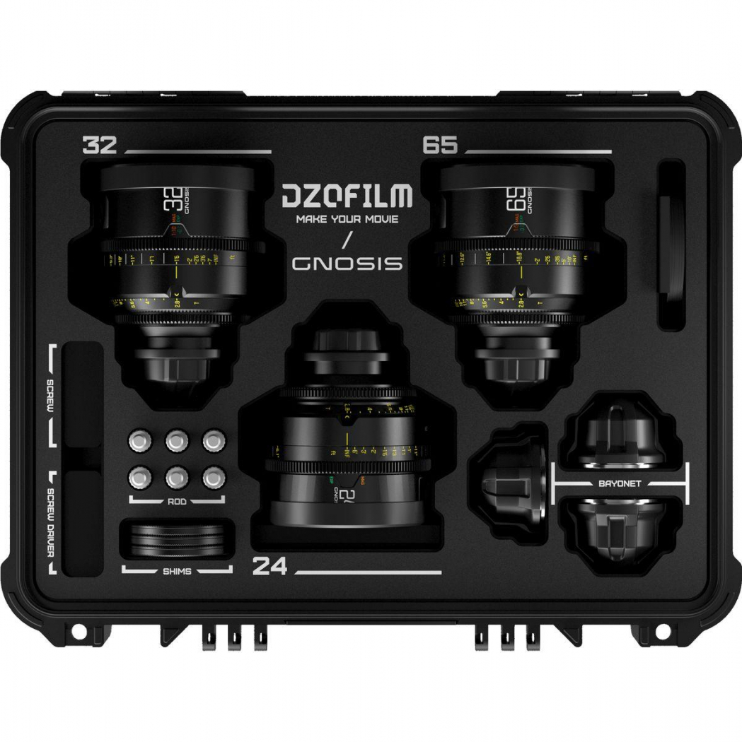 DZOFILM Gnosis 3-Lens Kit (Macro 32/65/90mm T2.8) metric