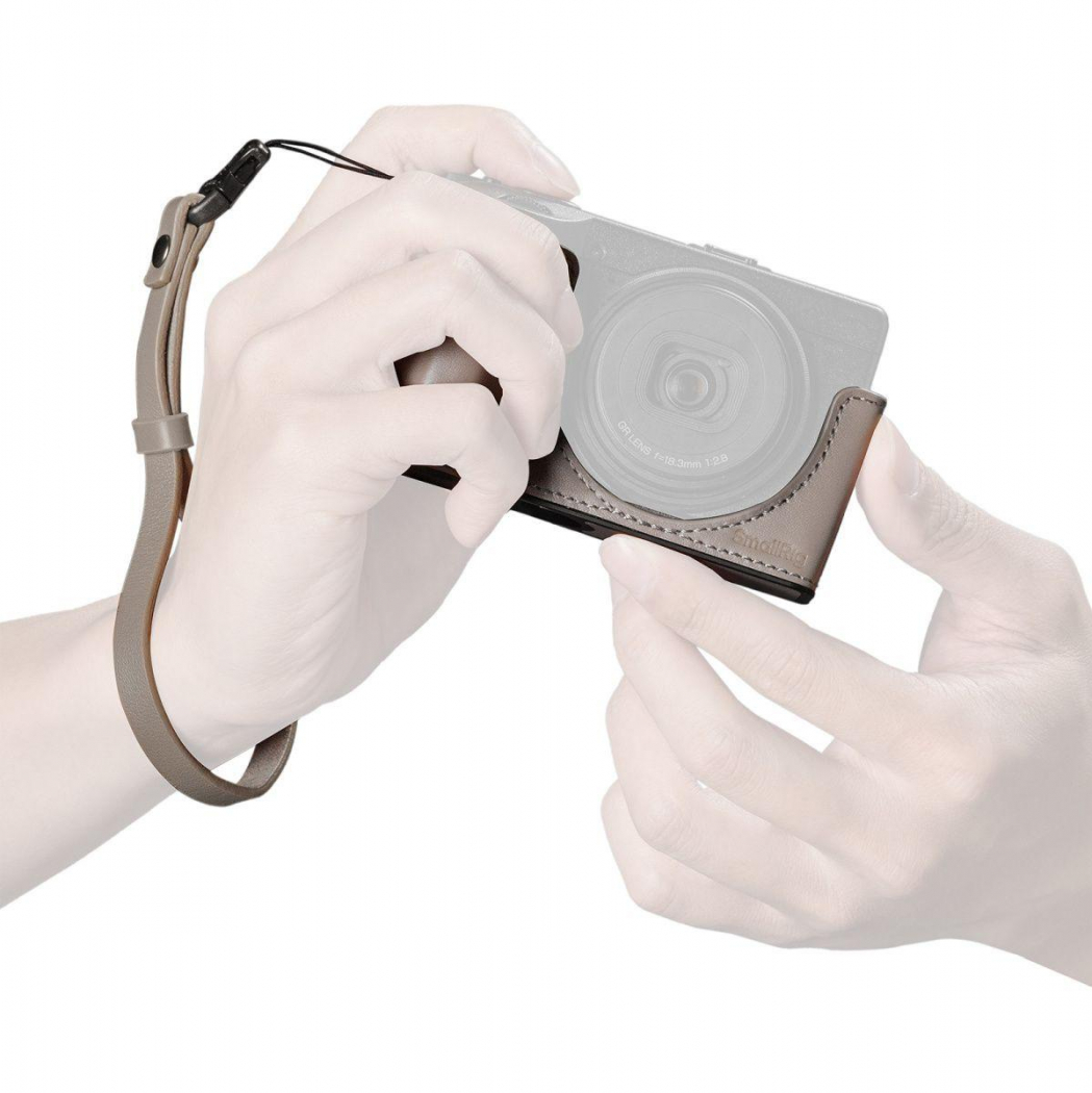 SmallRig 5677 Leather Case Kit for RICOH GR Grey