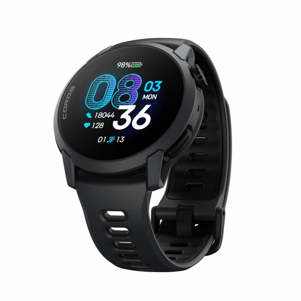 COROS Sportuhr PACE 4 Silikon Black