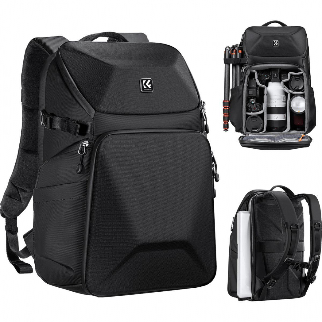 K&F Concept Kamera Rucksack 20L schwarz