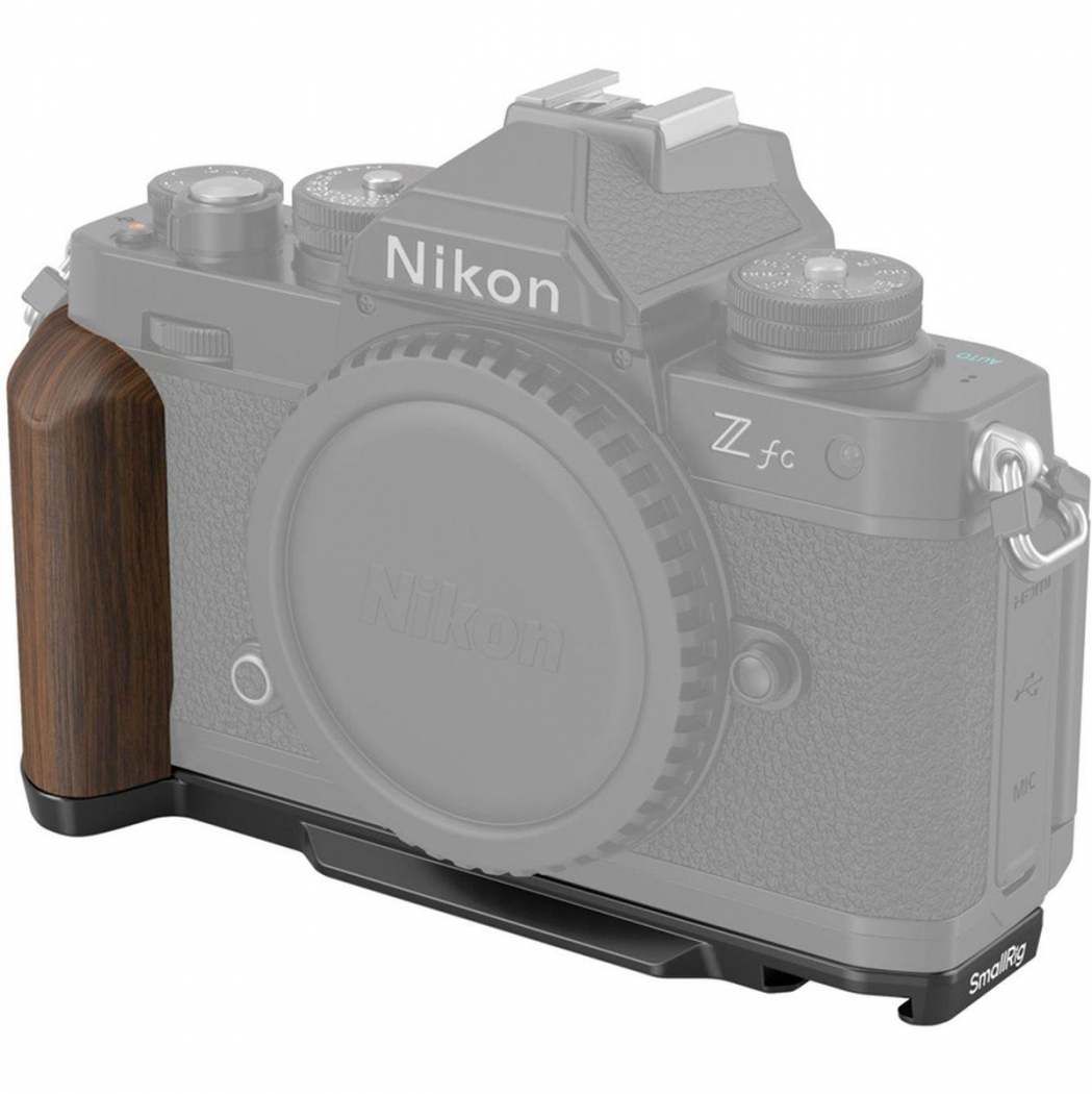 SmallRig 4802 Wooden L-Shape handle for Nikon Z fc, black