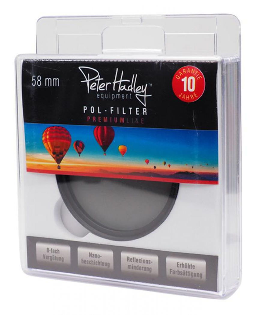 Peter Hadley POL-Filter 58mm multi-coated 8-fach