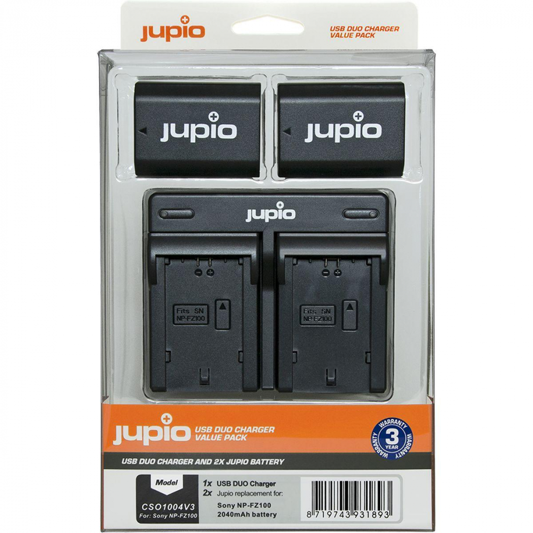 Jupio Value Pack: 2x Battery NP-FZ100 2040mAh