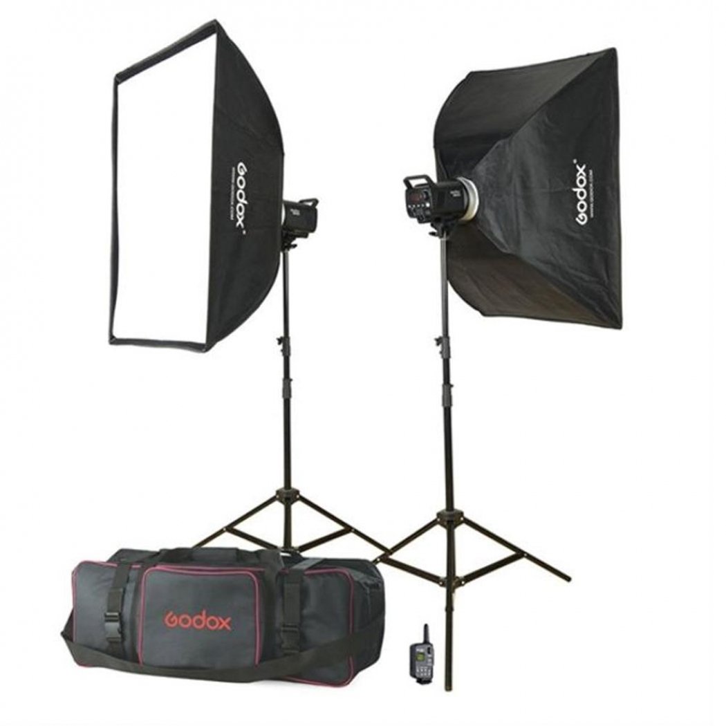 Godox Kit flash de studio MS200-F (2xMS200 & accessoires)