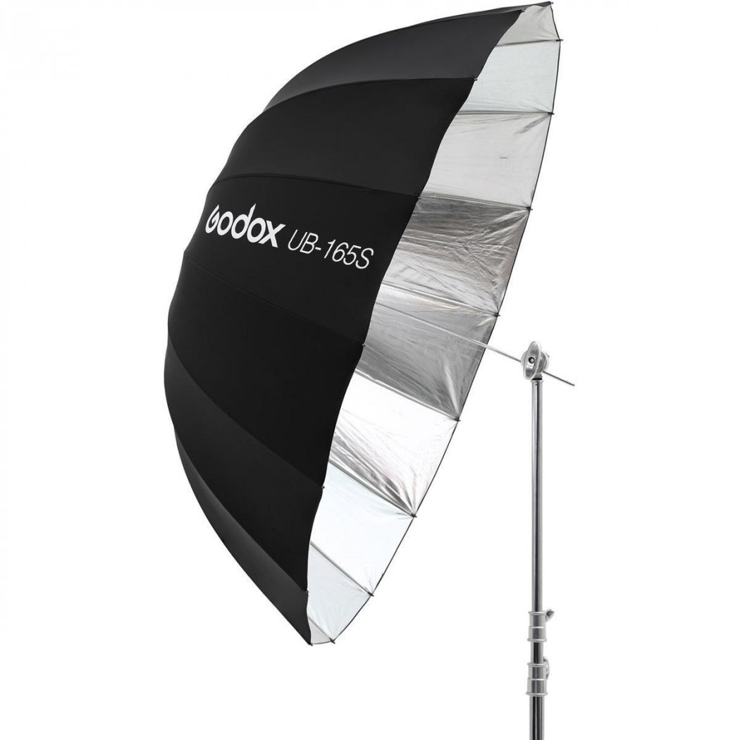 Godox Réflecteur parabolique Parapluie de studio argenté 165cm
