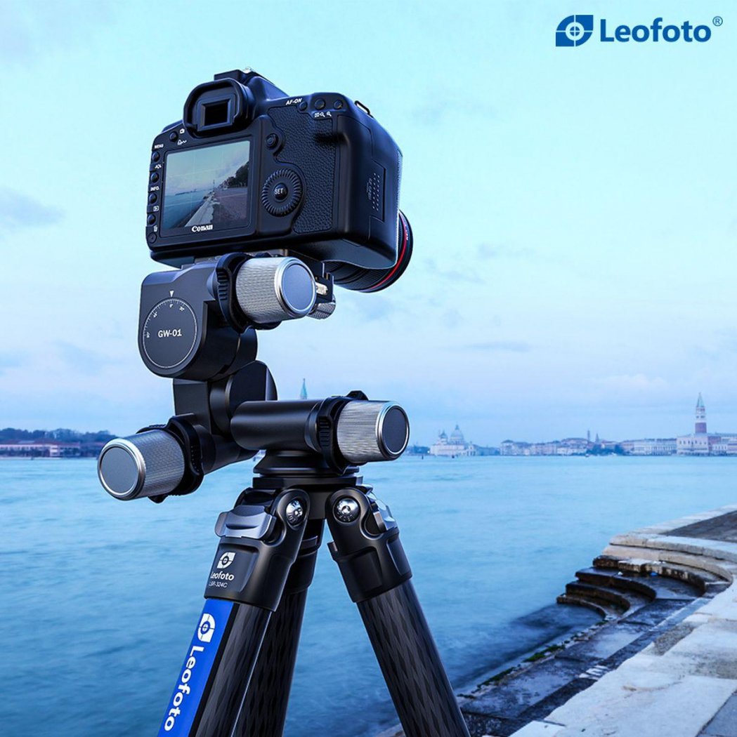 Leofoto Tête de trépied à engrenages GW-01